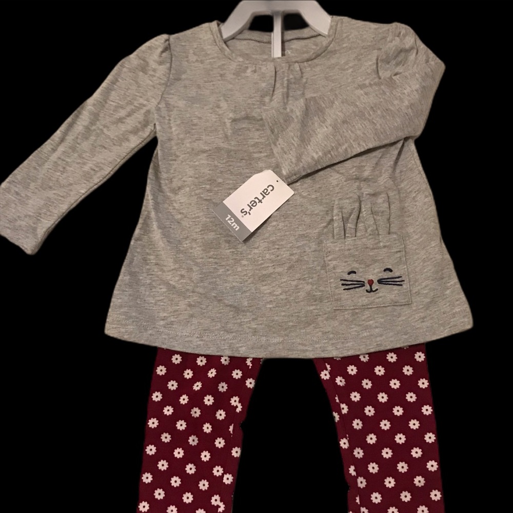 size 12 mo bunny outfit